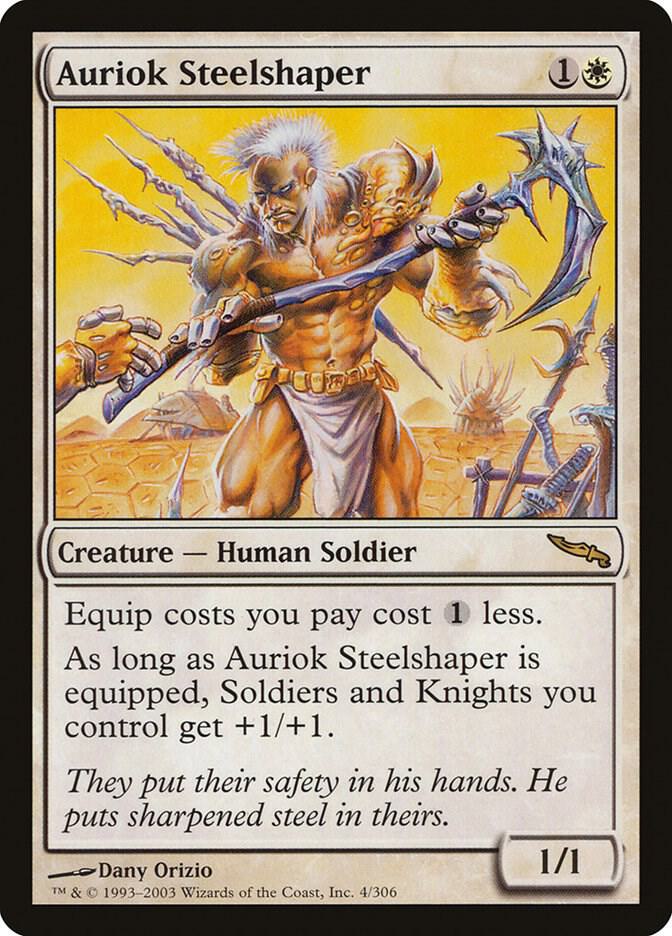 Auriok Steelshaper 4 card from Mirrodin