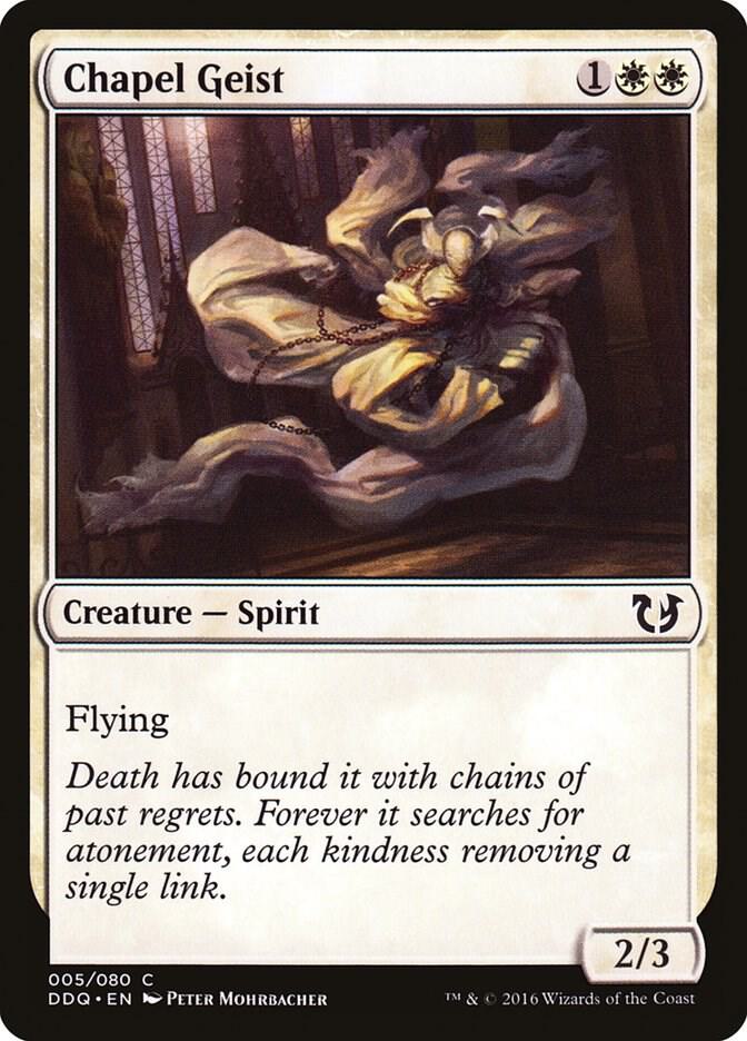 Chapel Geist 5 card from Duel Decks: Blessed vs. Cursed