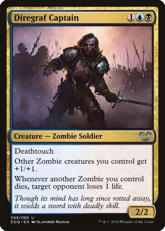 Diregraf Captain 68 card from Duel Decks: Blessed vs. Cursed