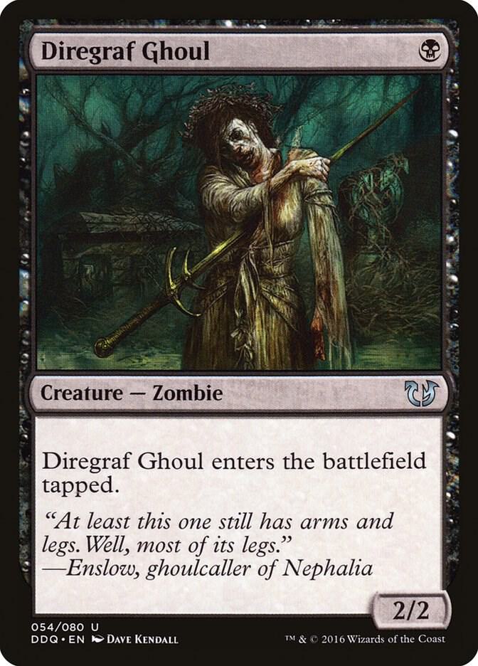 Diregraf Ghoul 54 card from Duel Decks: Blessed vs. Cursed