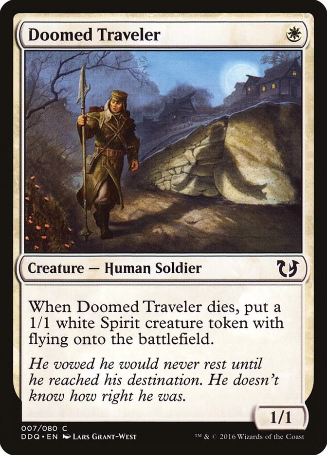 Doomed Traveler 7 card from Duel Decks: Blessed vs. Cursed
