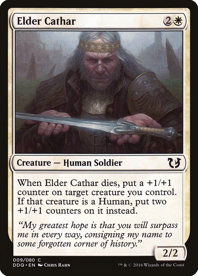 Elder Cathar 9 card from Duel Decks: Blessed vs. Cursed