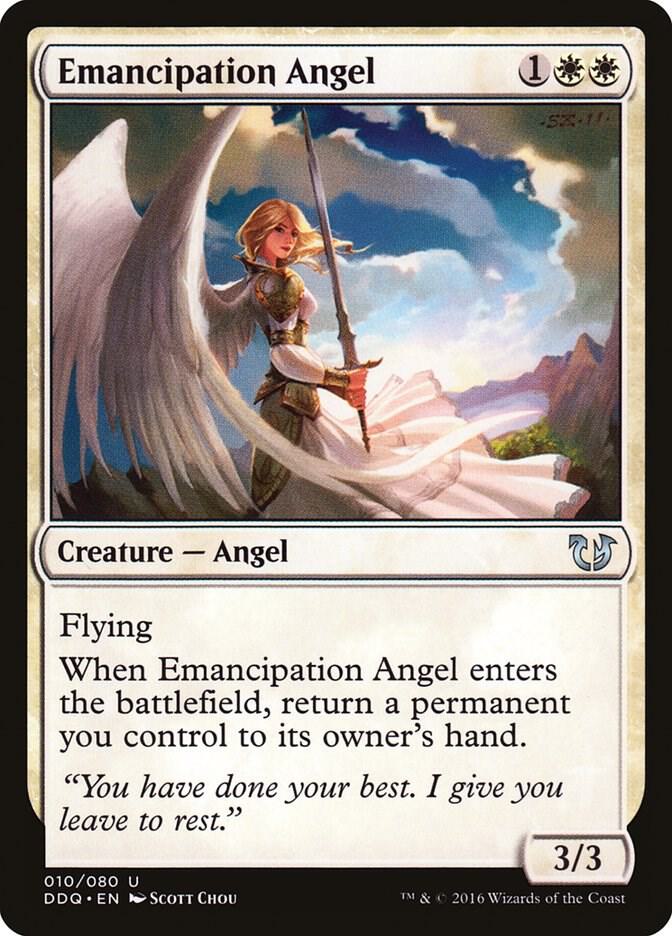 Emancipation Angel 10 card from Duel Decks: Blessed vs. Cursed