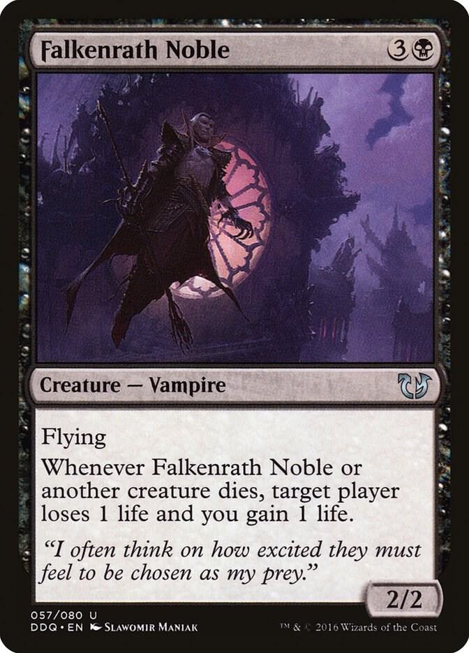 Falkenrath Noble 57 card from Duel Decks: Blessed vs. Cursed