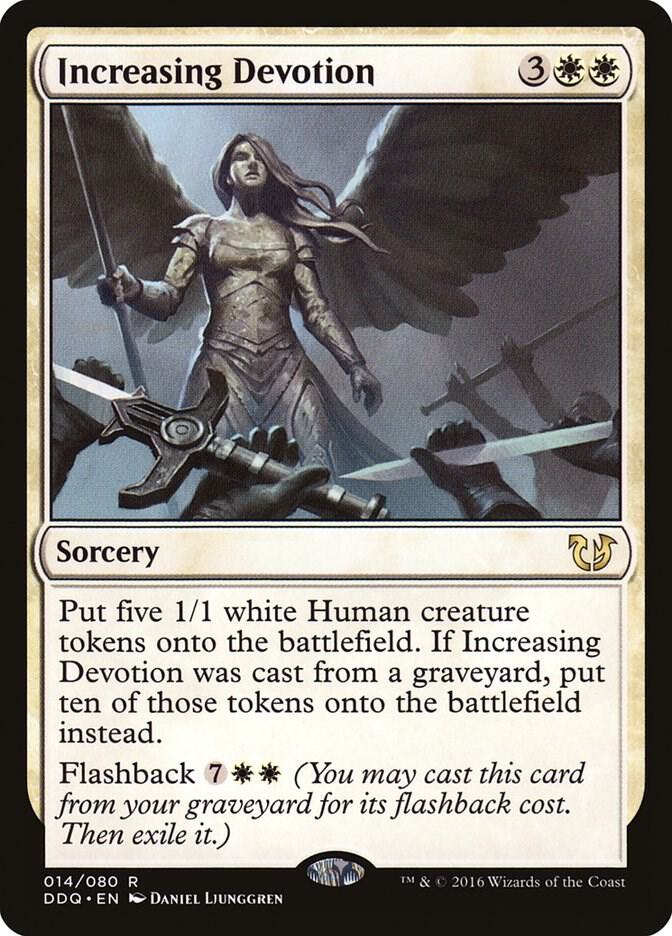 Increasing Devotion 14 card from Duel Decks: Blessed vs. Cursed