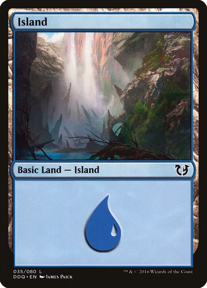 Island 35 card from Duel Decks: Blessed vs. Cursed