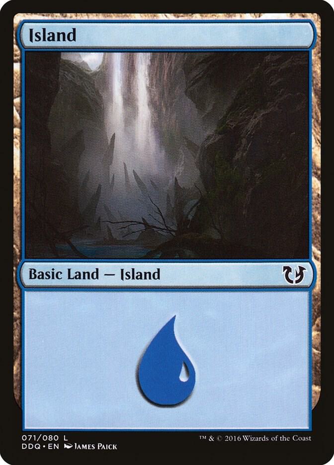 Island 71 card from Duel Decks: Blessed vs. Cursed