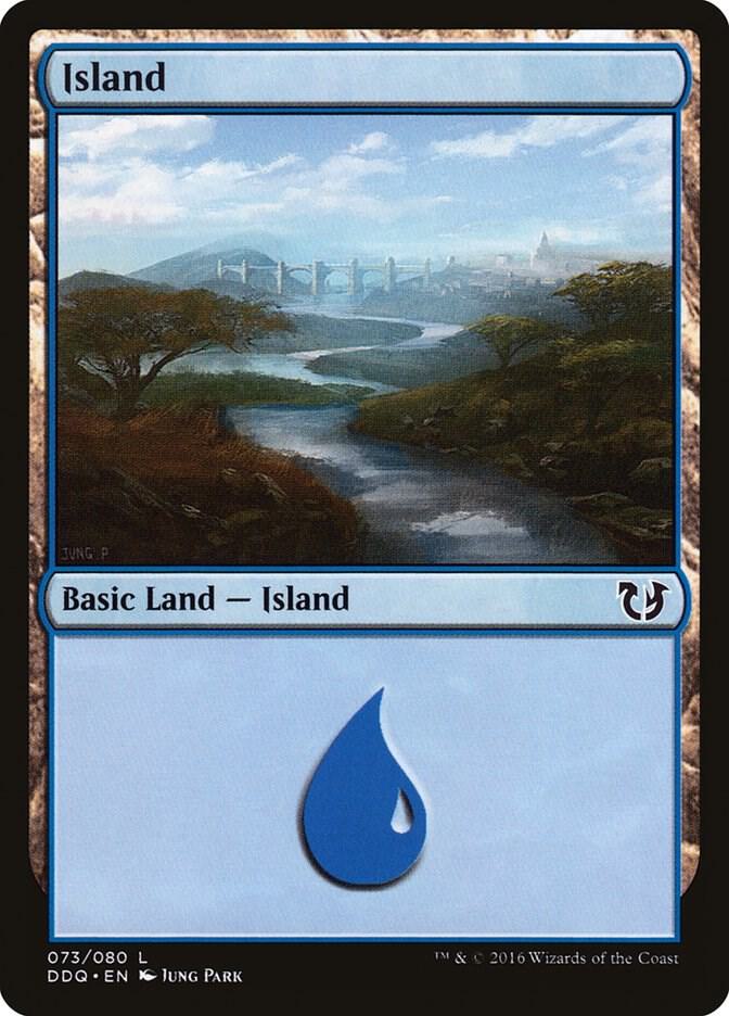 Island 73 card from Duel Decks: Blessed vs. Cursed