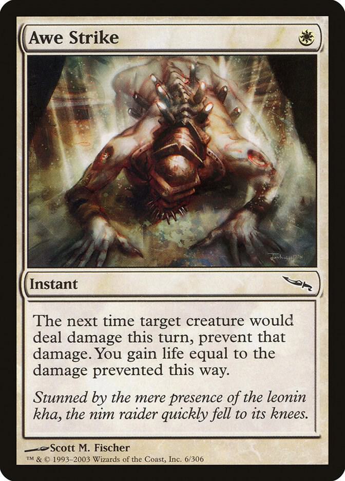 Awe Strike 6 card from Mirrodin