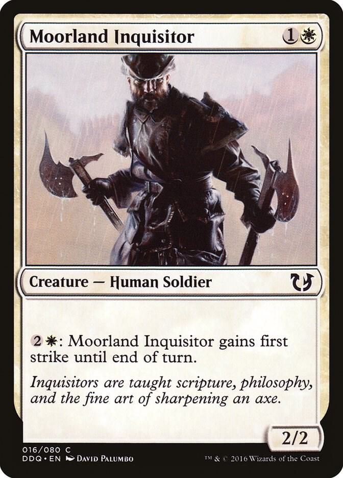 Moorland Inquisitor 16 card from Duel Decks: Blessed vs. Cursed