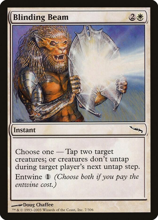Blinding Beam 7 card from Mirrodin
