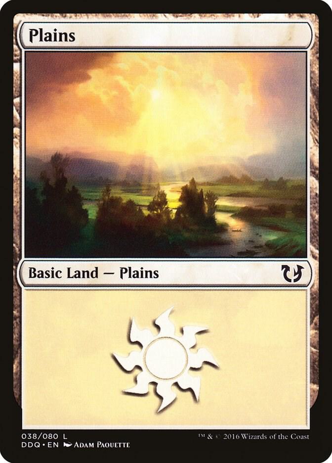 Plains 38 card from Duel Decks: Blessed vs. Cursed