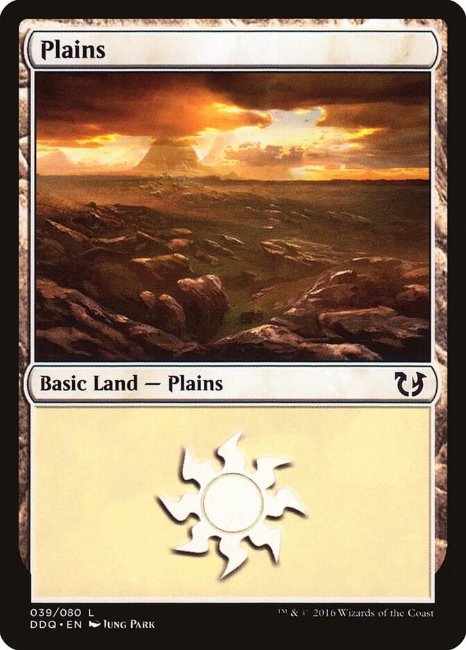 Plains 39 card from Duel Decks: Blessed vs. Cursed