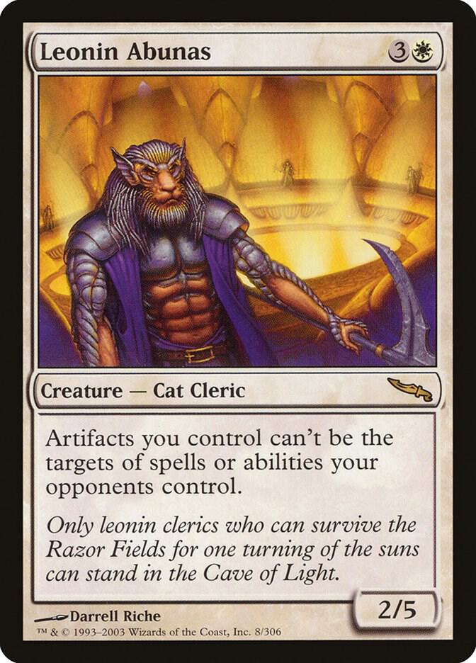 Leonin Abunas 8 card from Mirrodin