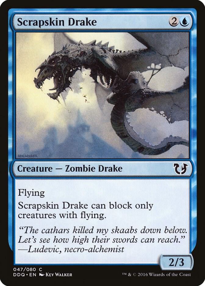 Scrapskin Drake 47 card from Duel Decks: Blessed vs. Cursed