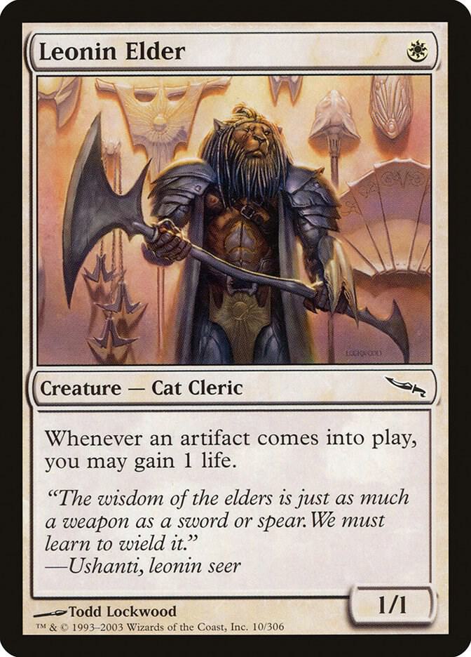 Leonin Elder 10 card from Mirrodin