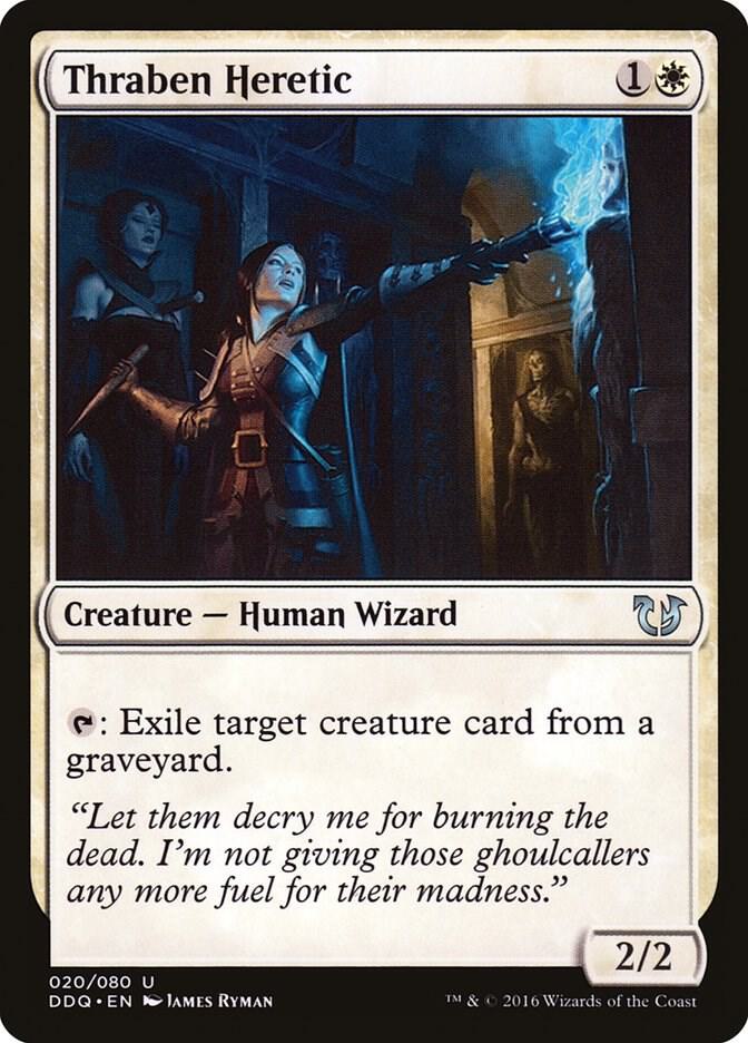 Thraben Heretic 20 card from Duel Decks: Blessed vs. Cursed