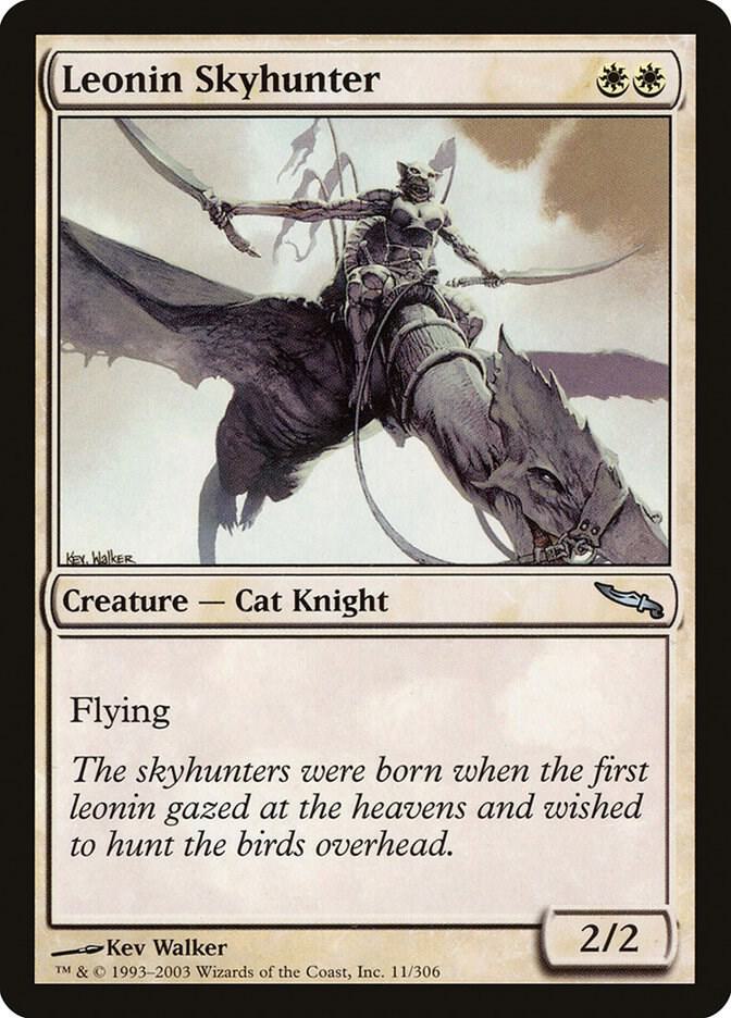 Leonin Skyhunter 11 card from Mirrodin
