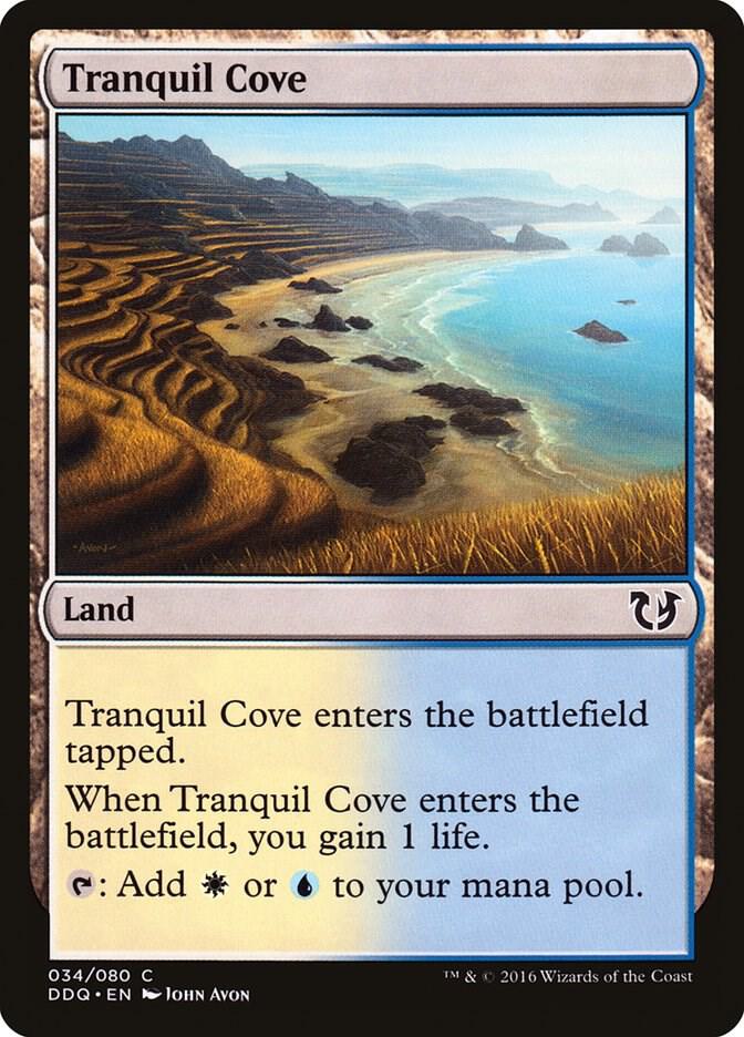 Tranquil Cove 34 card from Duel Decks: Blessed vs. Cursed