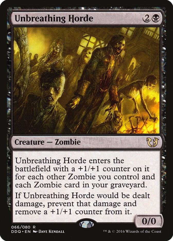 Unbreathing Horde 66 card from Duel Decks: Blessed vs. Cursed