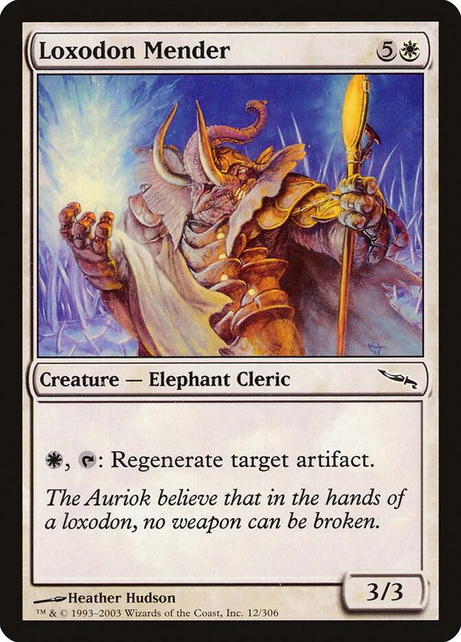 Loxodon Mender 12 card from Mirrodin