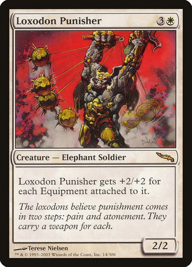 Loxodon Punisher 14 card from Mirrodin