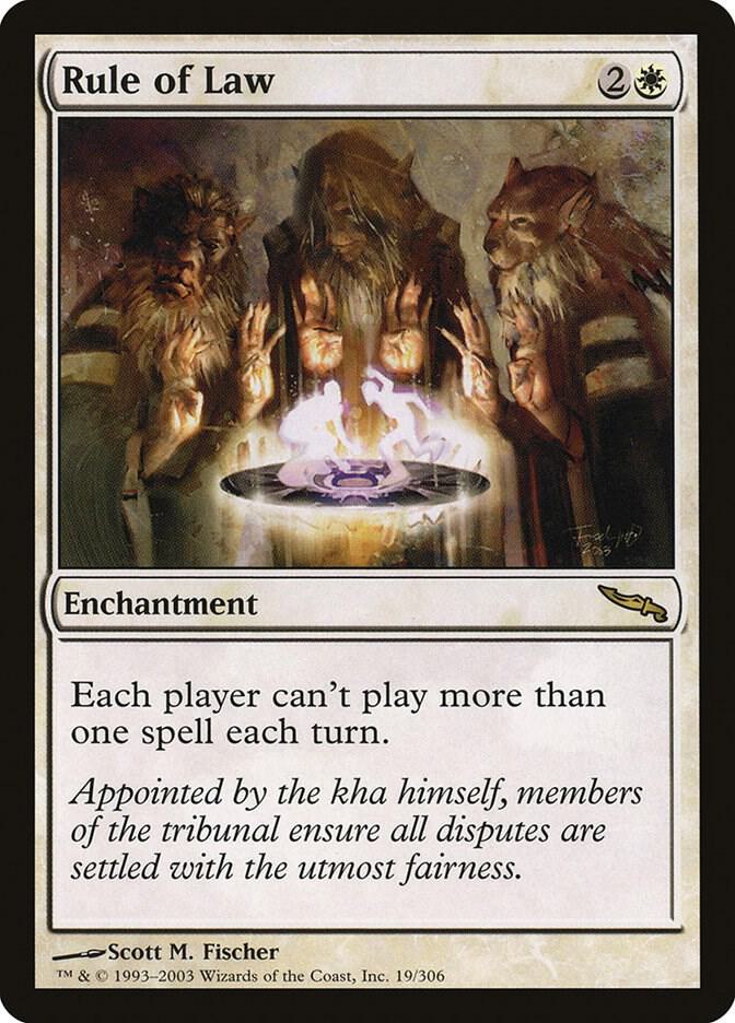 Rule of Law 19 card from Mirrodin