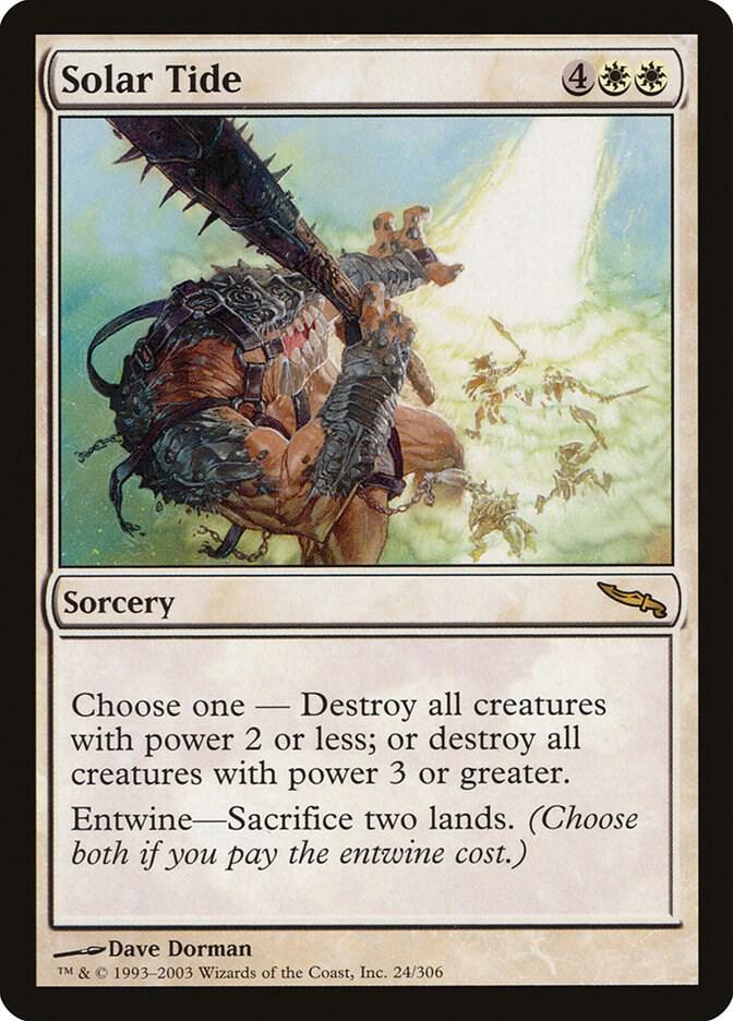 Solar Tide 24 card from Mirrodin