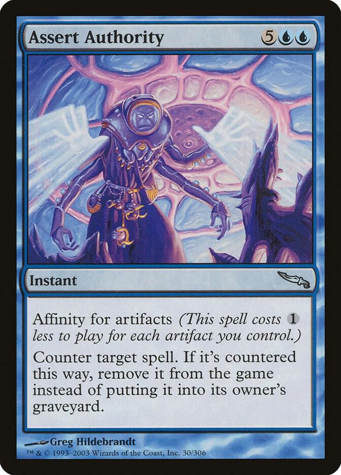 Assert Authority 30 card from Mirrodin