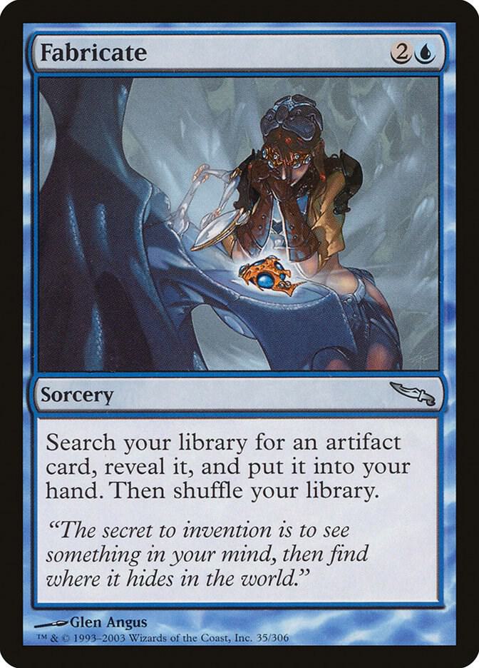 Fabricate 35 card from Mirrodin