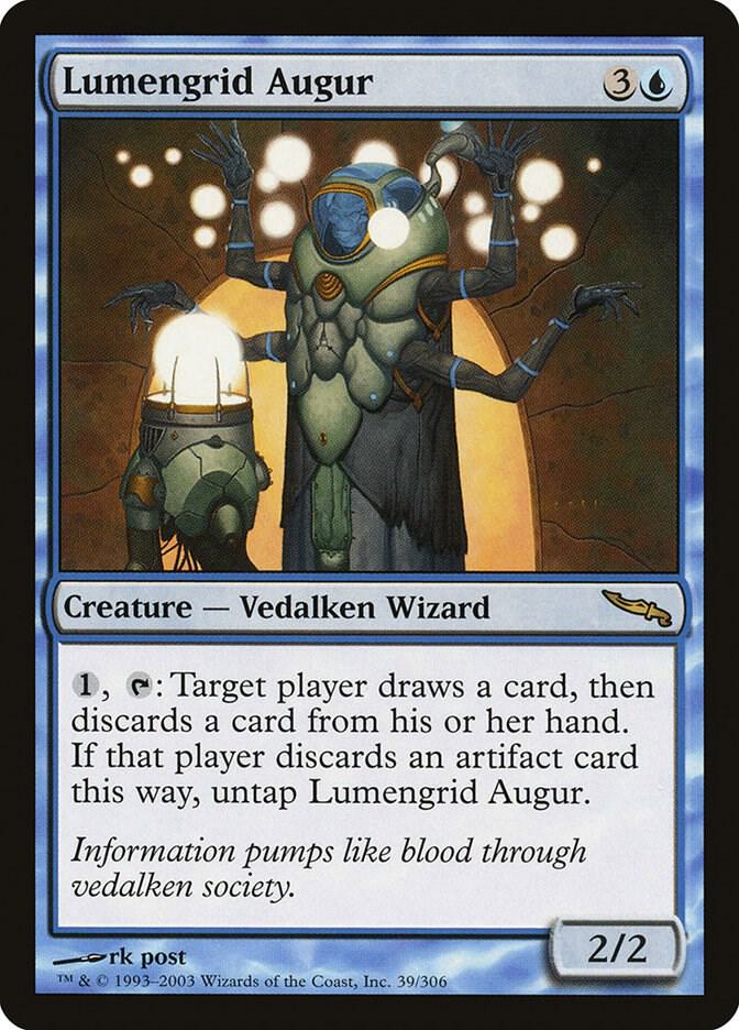Lumengrid Augur 39 card from Mirrodin