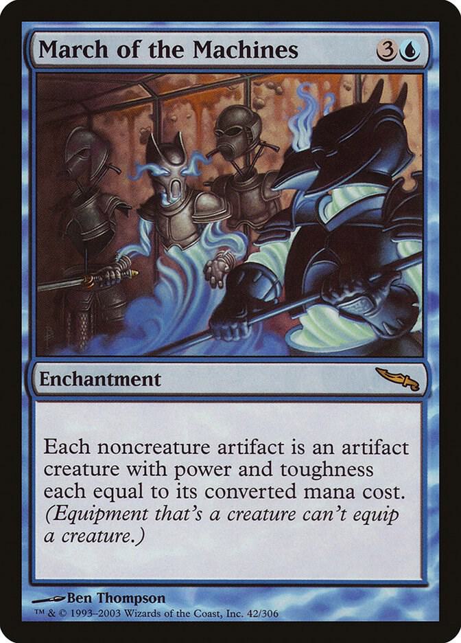 March of the Machines 42 card from Mirrodin