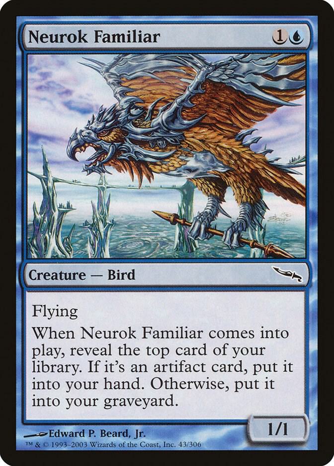 Neurok Familiar 43 card from Mirrodin