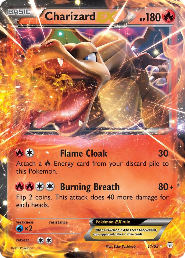 Charizard EX 11/83 card from Generations