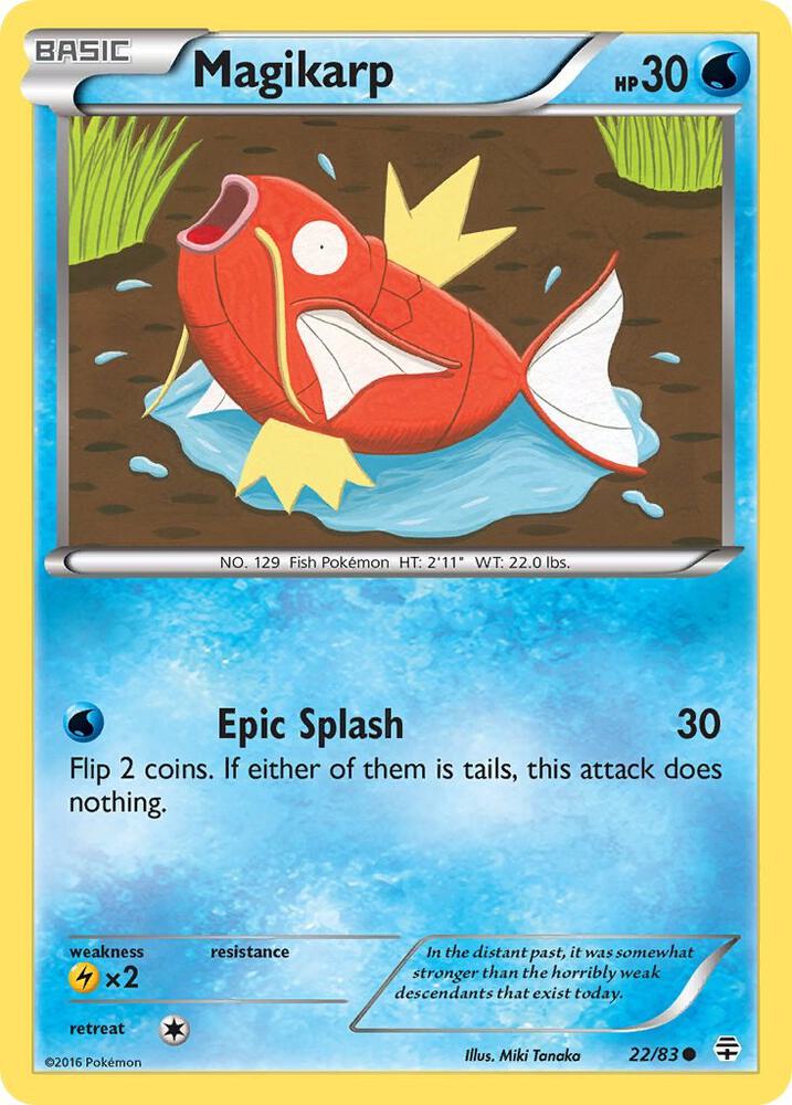 Magikarp 22/83 card from Generations