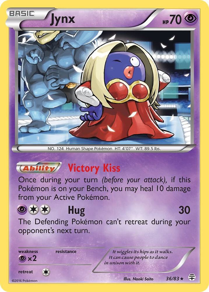 Jynx 36/83 card from Generations