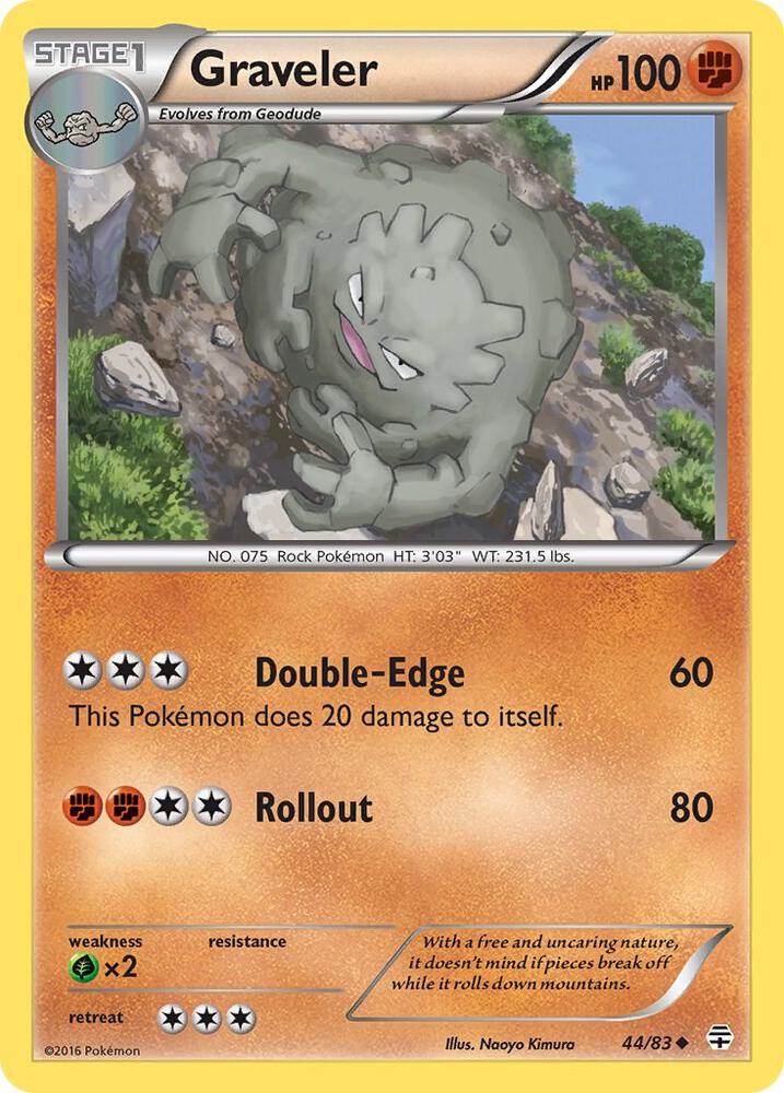 Graveler 44/83 card from Generations