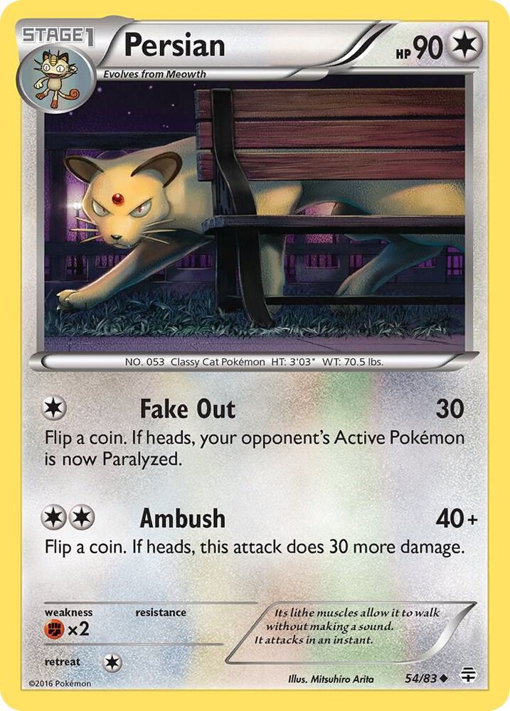 Persian 54/83 card from Generations