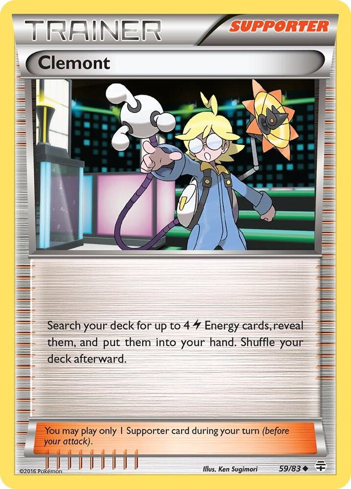Clemont 59/83 card from Generations