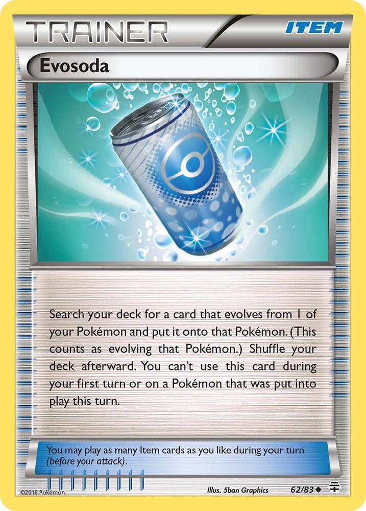 Evosoda 62/83 card from Generations