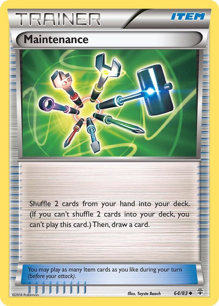 Maintenance 64/83 card from Generations