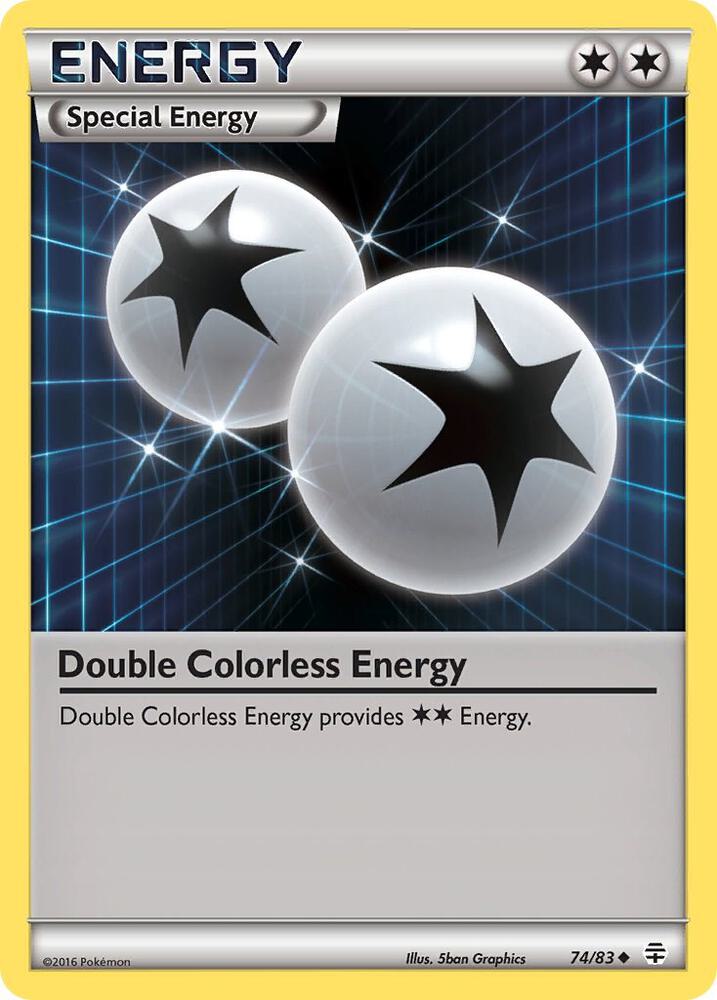 Double Colorless Energy 74/83 card from Generations