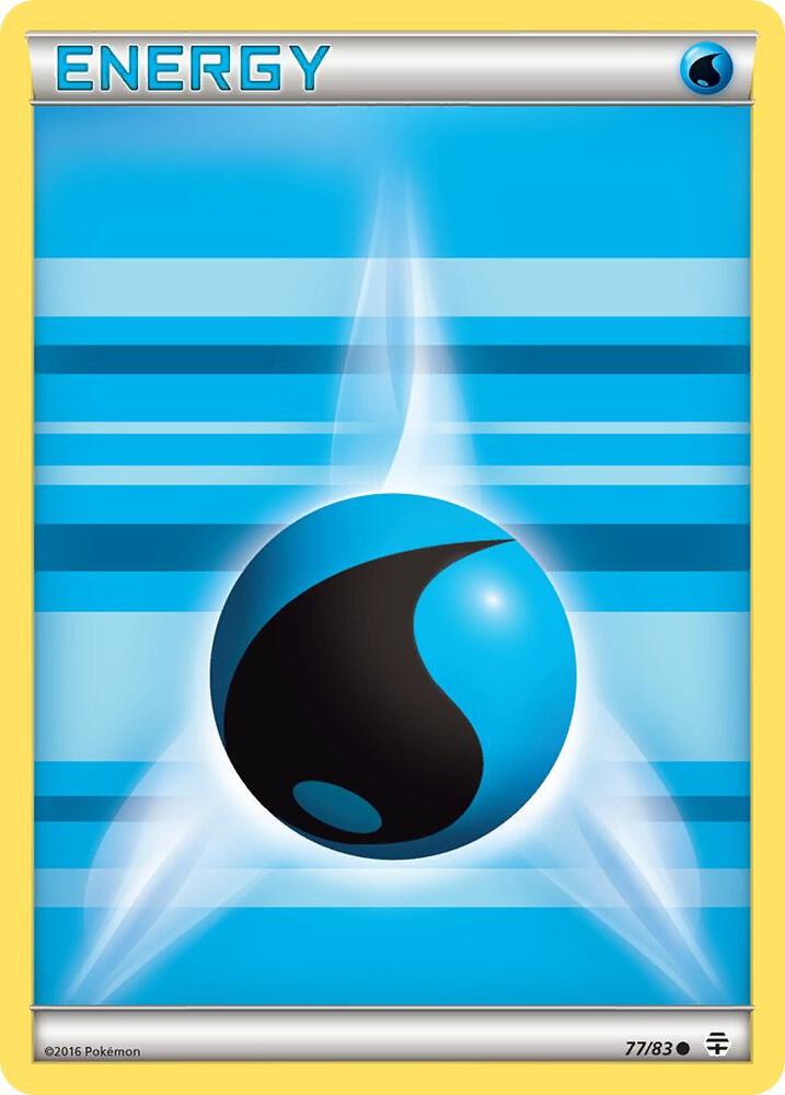 Water Energy 77/83 card from Generations