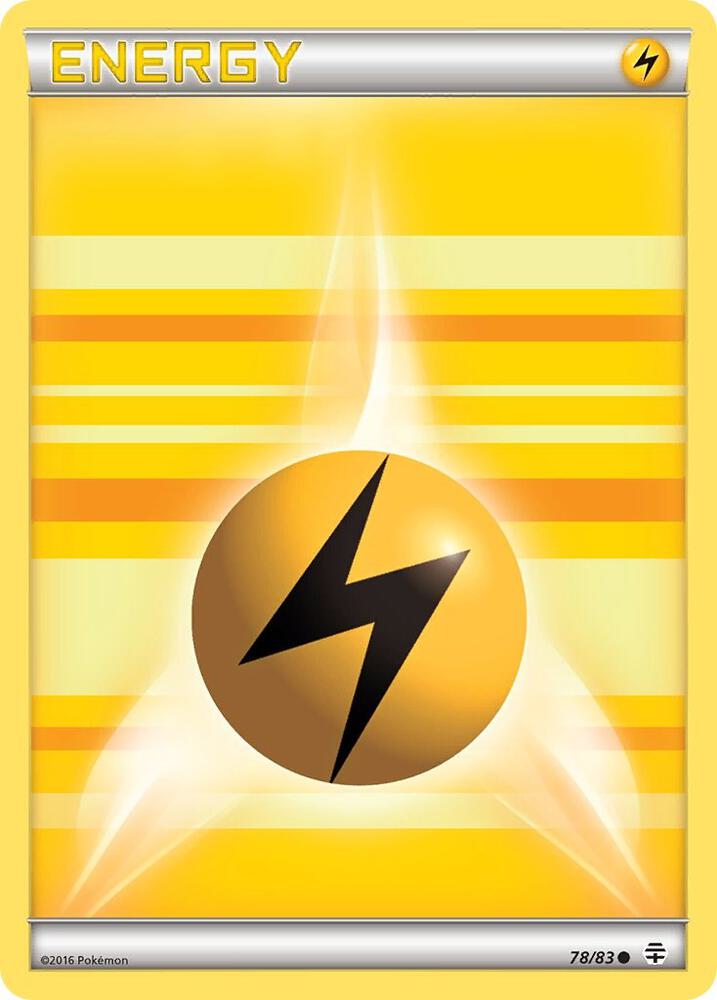 Lightning Energy 78/83 card from Generations