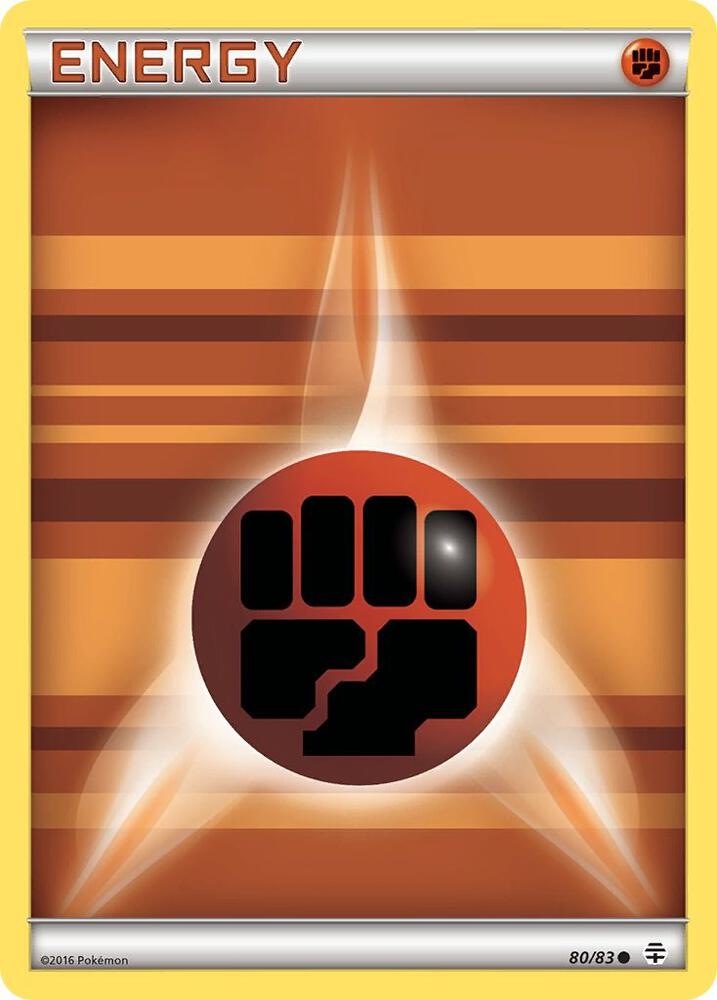 Fighting Energy 80/83 card from Generations
