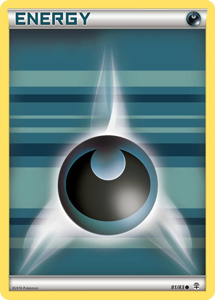 Darkness Energy 81/83 card from Generations