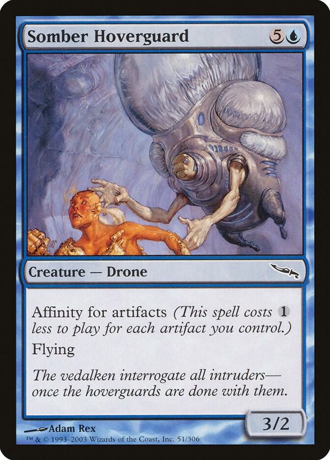 Somber Hoverguard 51 card from Mirrodin