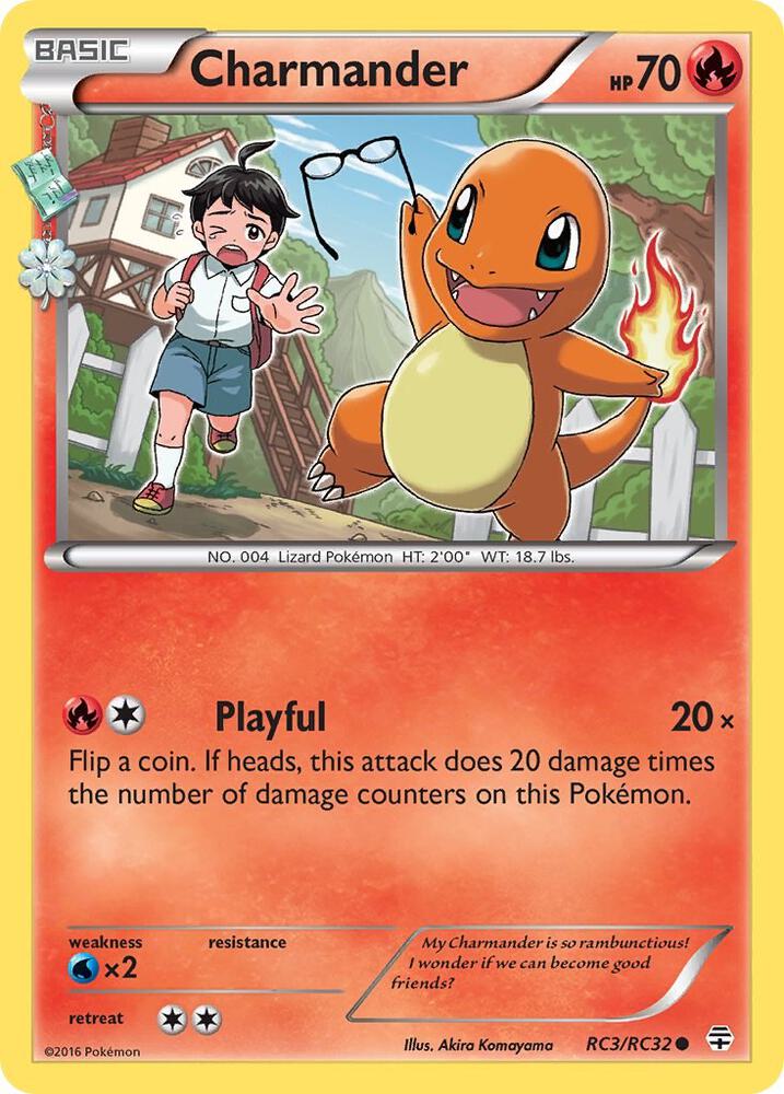 Charmander RC3/RC32 card from Generations: Radiant Collection