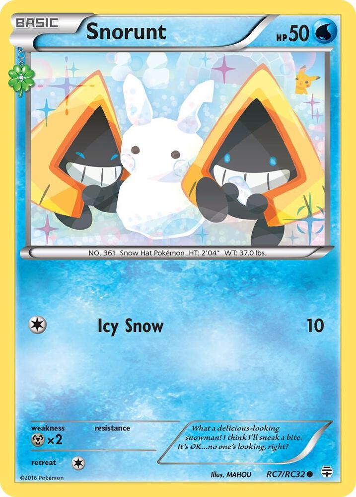 Snorunt RC7/RC32 card from Generations: Radiant Collection