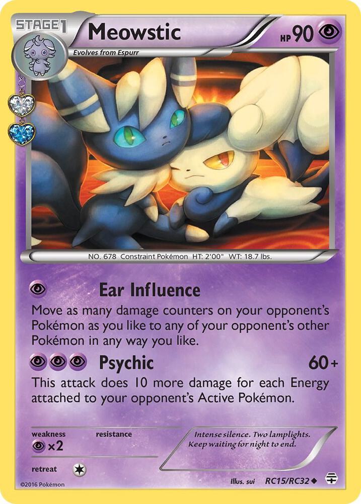 Meowstic RC15/RC32 card from Generations: Radiant Collection
